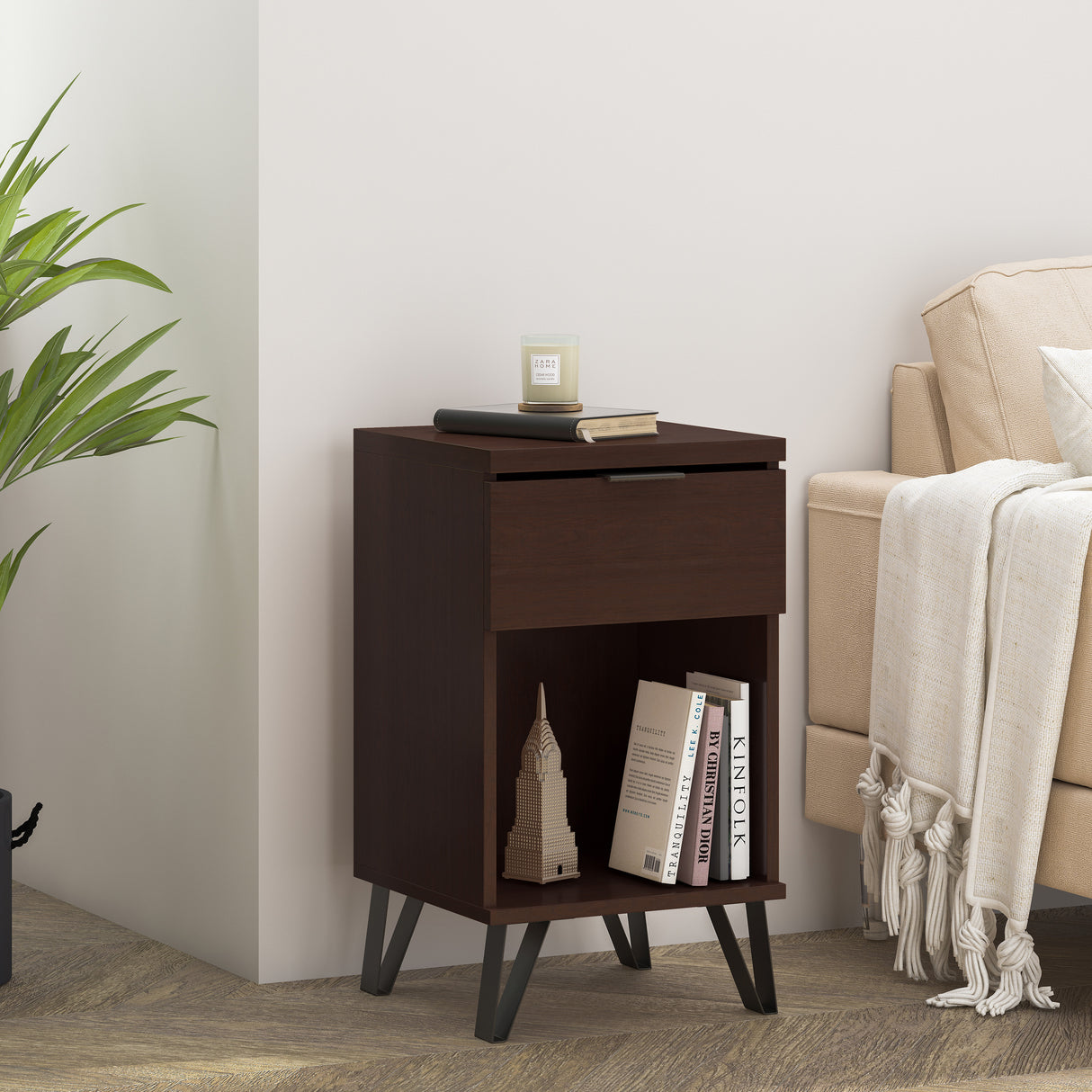 1 DRAWER TALL END TABLE - V.I.P Digital Presence