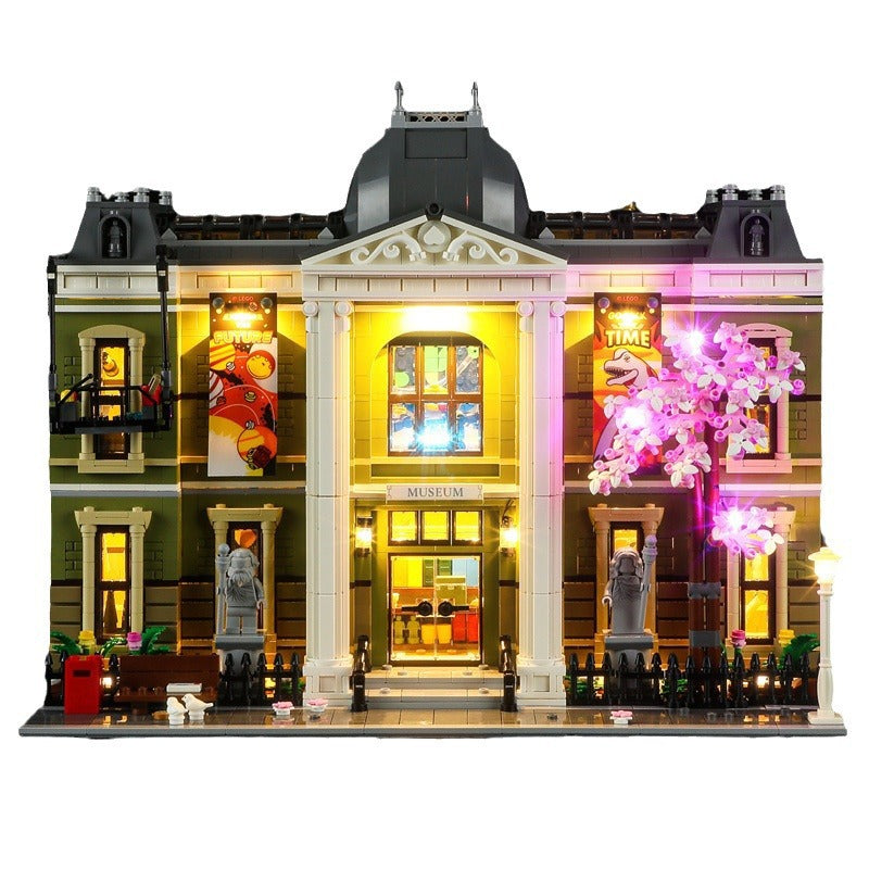 YEABRICKS is compatible with LEGO 10326 Natural History Museum building blocks, LED lighting fixtures, street view toys, and lighting - V.I.P Digital Presence