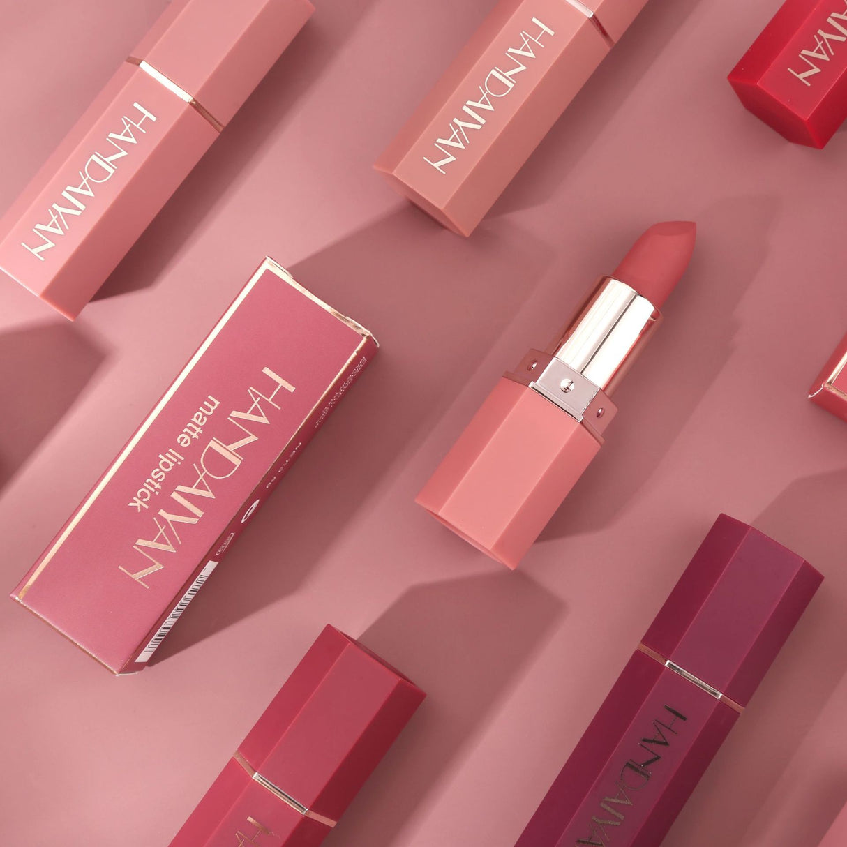 HANDAIYAN Matte Long Lasting Lipstick Lipstick Long Lasting Makeup Multi Color Lipsticks Look Good And Show Temperament - V.I.P Digital Presence