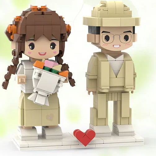 Photo customization Building blocks figurines portraits birthday gifts for couples and girlfriends DIY dolls figurines and ornam - V.I.P Digital Presence
