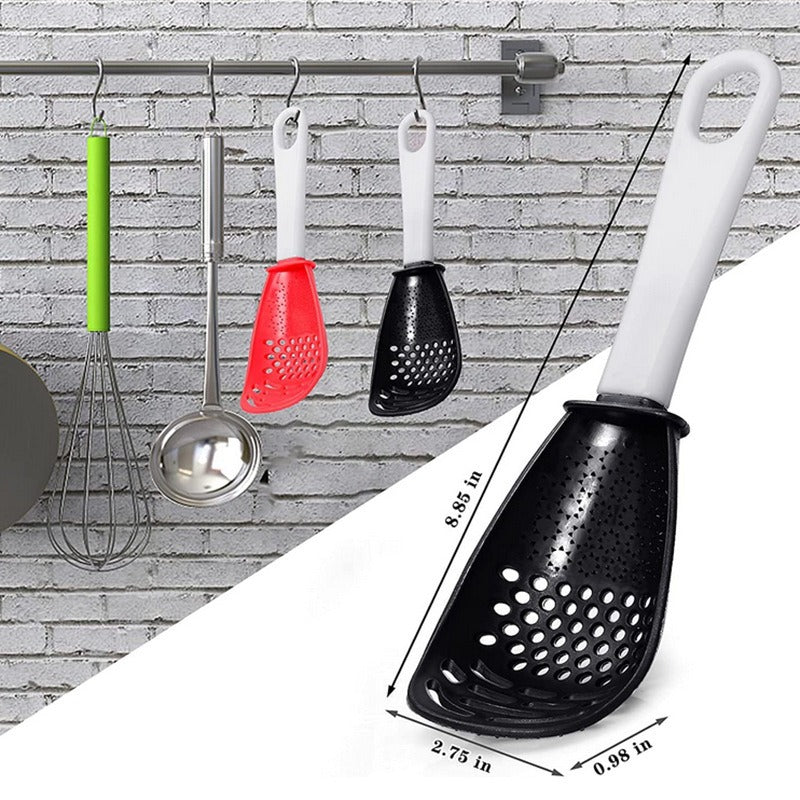Grinding dish spoon mashing and draining water drain spoon grinding ginger and garlic spoon egg mixer mashed potatoes - V.I.P Digital Presence