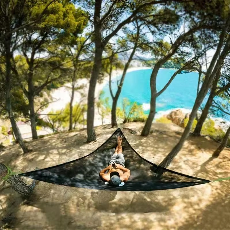 2025 Portable triangular camping hammock with air polymer, multi-scene travel use. - V.I.P Digital Presence