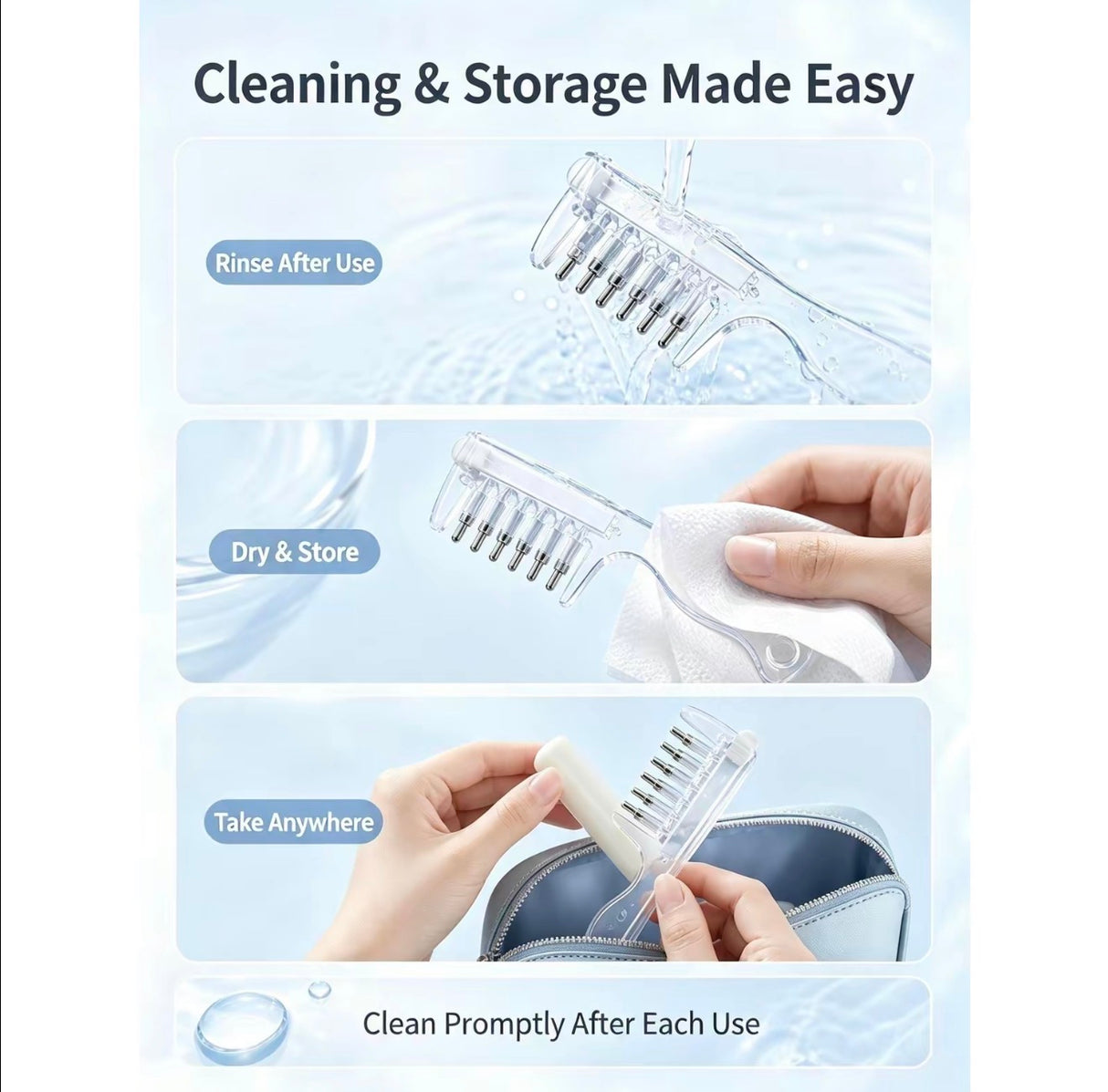 RootGlow Scalp Applicator Comb
