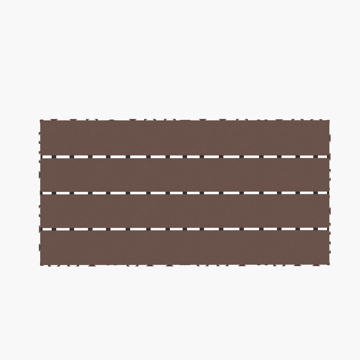 2FT terrace tiles, DIY module interlocking terrace tiles, quick installation of courtyard tiles, 24 pieces in red brown color - V.I.P Digital Presence