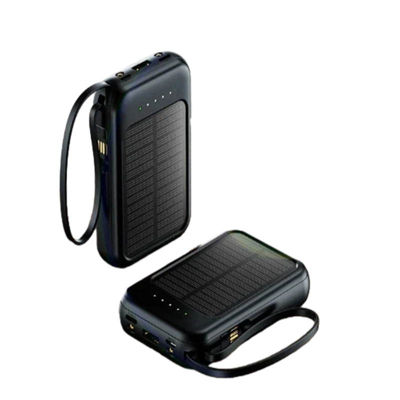 Mini solar power bank comes with a 20000mAh outdoor camping portable large capacity mobile power supply - V.I.P Digital Presence