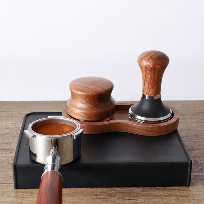 Walnut Round Base Pressing Hammer Storage Rack - V.I.P Digital Presence
