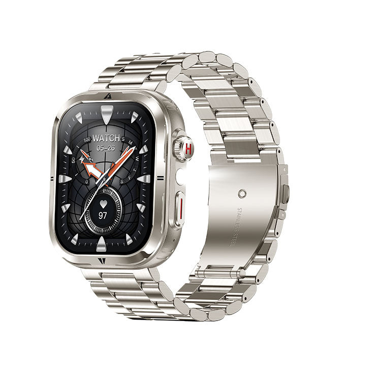 New MK86LED manual tube waterproof outdoor three-proof Bluetooth call true blood oxygen multi-sports large battery - V.I.P Digital Presence