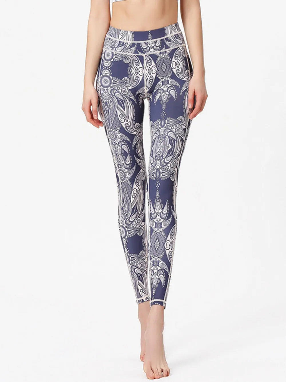 Printed Active High Waist Leggings - V.I.P Digital Presence