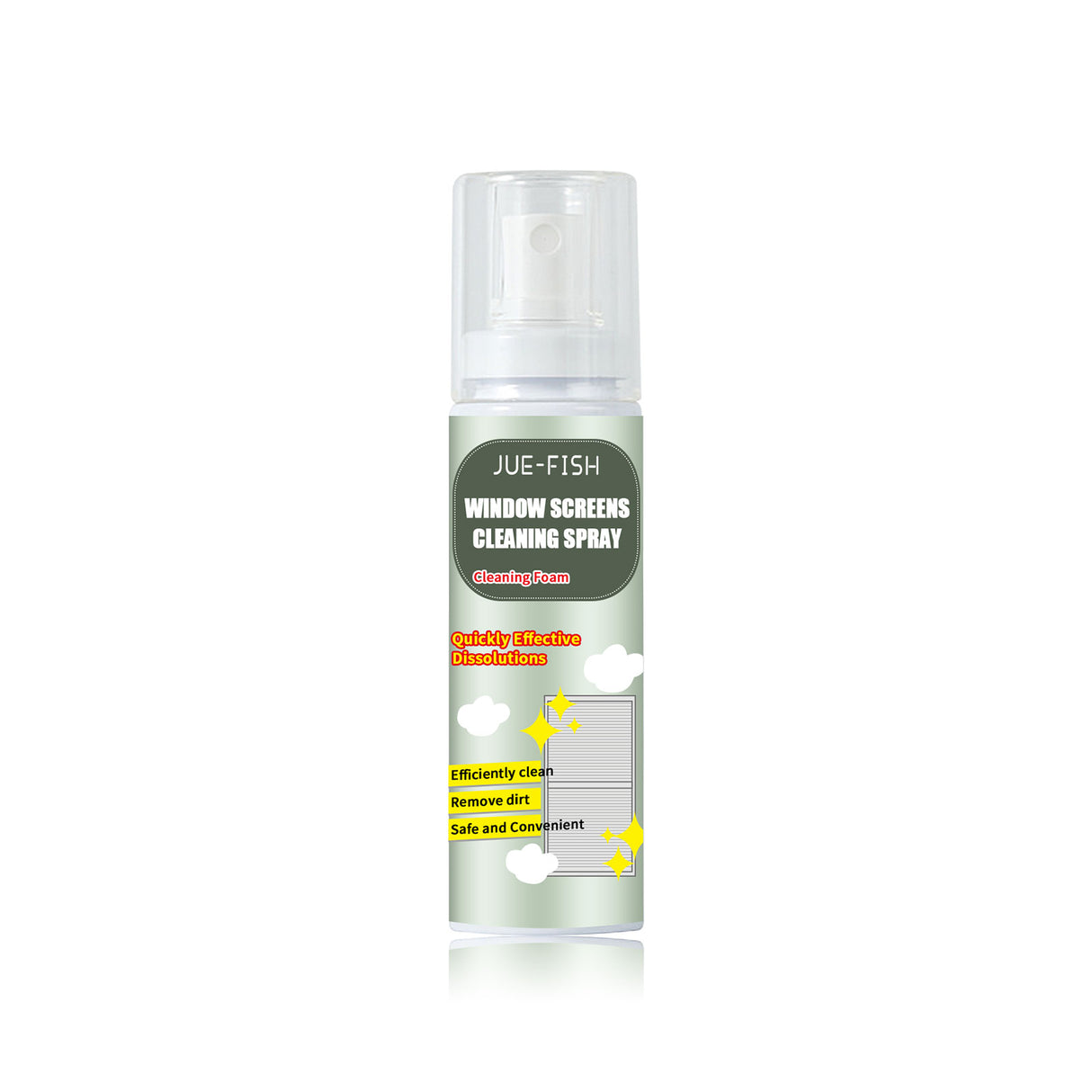 Window Cleaning Spray, Window Screen Cleaning Strong Decontamination Oil Stain Clean Bright Foam Spray - V.I.P Digital Presence