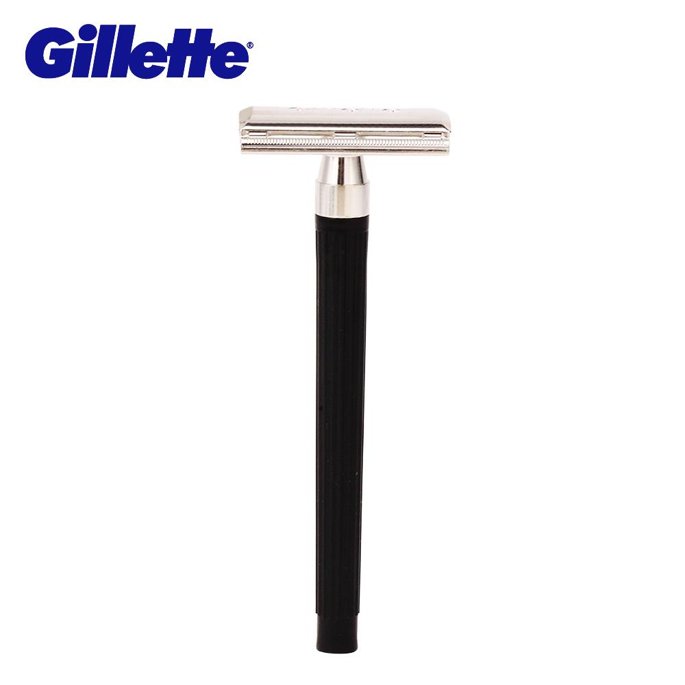 Gillette Super Blue Men Shaving Razors Knife 1 Holder With 1 Blade Official Authentic Safety Razors - V.I.P Digital Presence