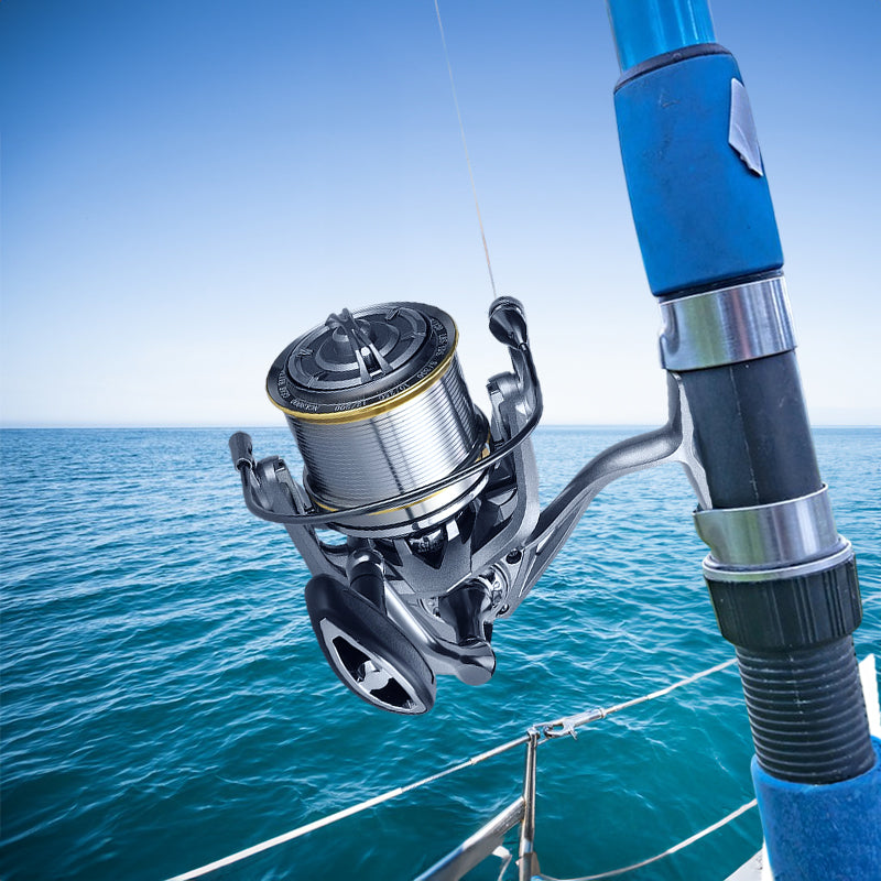 17+1BB 8000-14000 Series Aluminum Alloy Spool Fishing Reel, 4.8:1 Gear Ratio, Durable Long Casting for Baitcasting - V.I.P Digital Presence