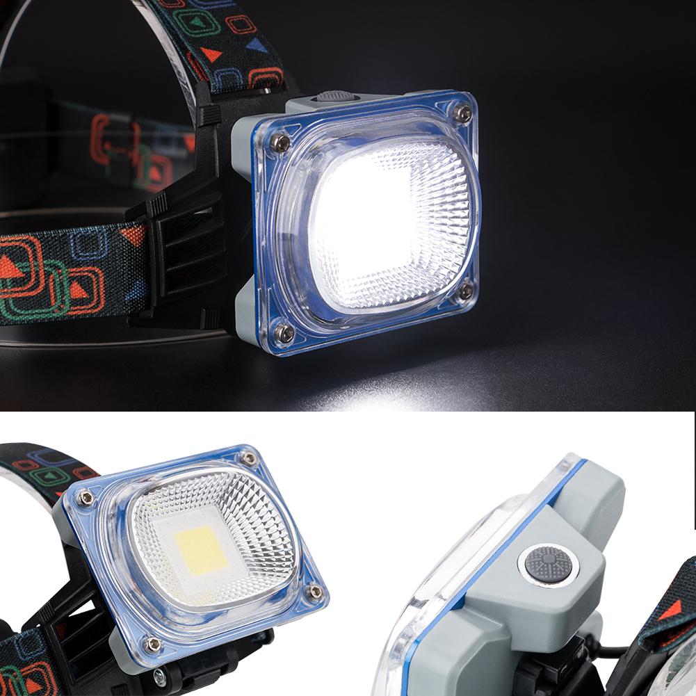 Wide Angle Headlamp 3 Modes USB Rechargeable Camping COB LED - V.I.P Digital Presence