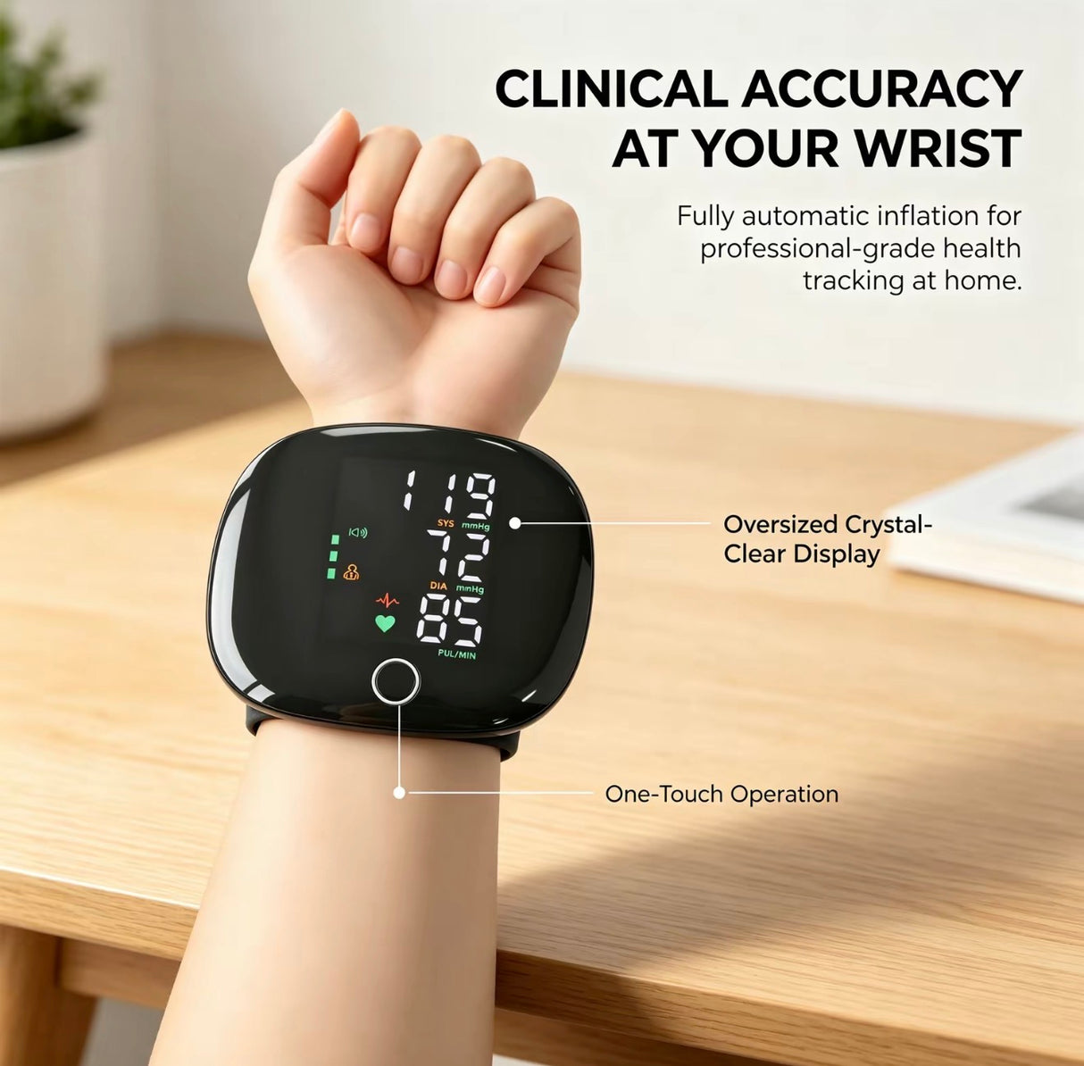VoiceCheck Wrist BP Monitor