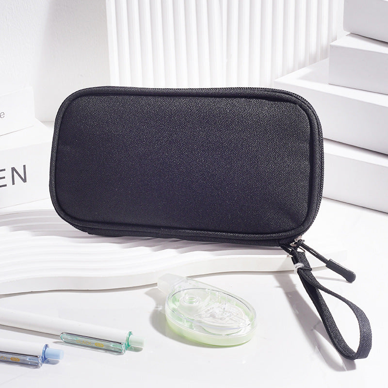 Multi - Functional Digital Accessories Organizer with Multiple - Layer Data Cable Pouch, Dust - proof Headphone Bag and Power Bank Pocket - V.I.P Digital Presence