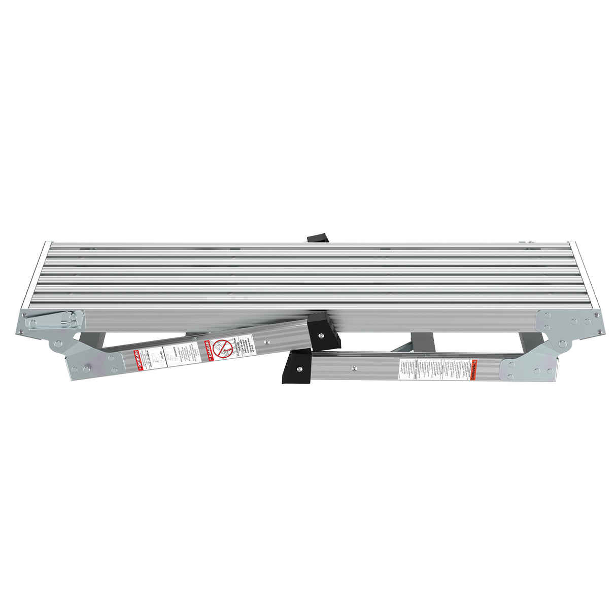 Work Platform Aluminum Portable Bench Folding Ladder ANSI Capacity 225 LBS 40" - V.I.P Digital Presence