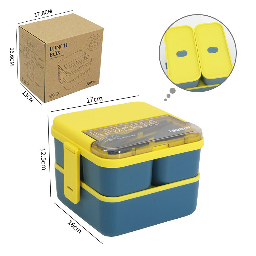 Sealed microwaveable double layer lunch box - V.I.P Digital Presence
