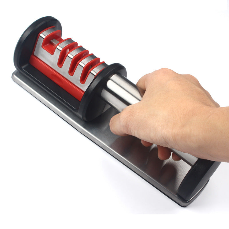 Multi functional handheld knife sharpener for household use fast 4-stage tungsten steel diamond knife sharpener kitchen tool - V.I.P Digital Presence