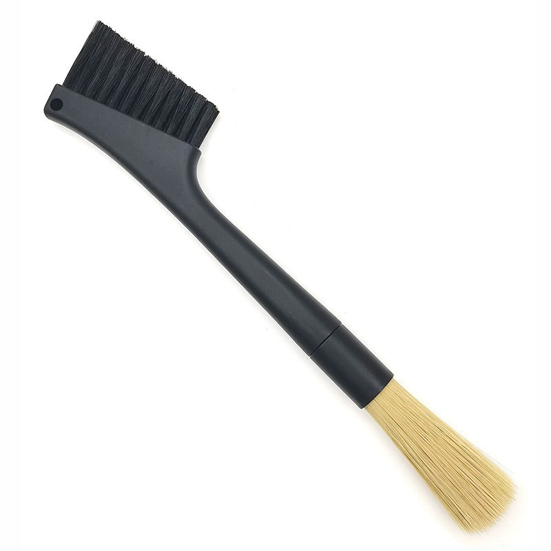 Bean grinder cleaning brush coffee machine brush dual head brush coffee shop bar counter brush coffee machine brush - V.I.P Digital Presence