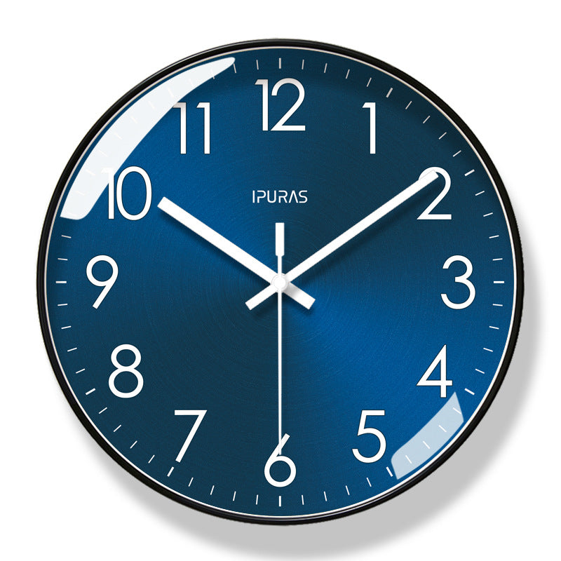 Brand - new 10/12 - inch modern wall clock. Its silent quartz makes it perfect for living rooms. - V.I.P Digital Presence