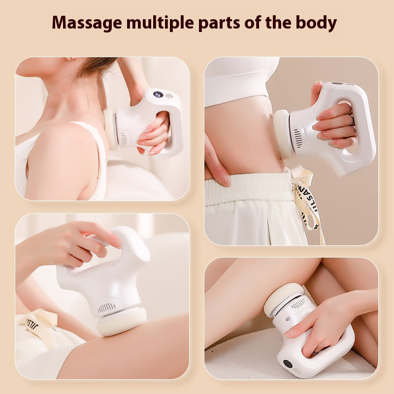 Fat pushing machine, handheld portable massager, massage stick, neck, waist, shoulder kneading, fascia gun, body beauty device - V.I.P Digital Presence