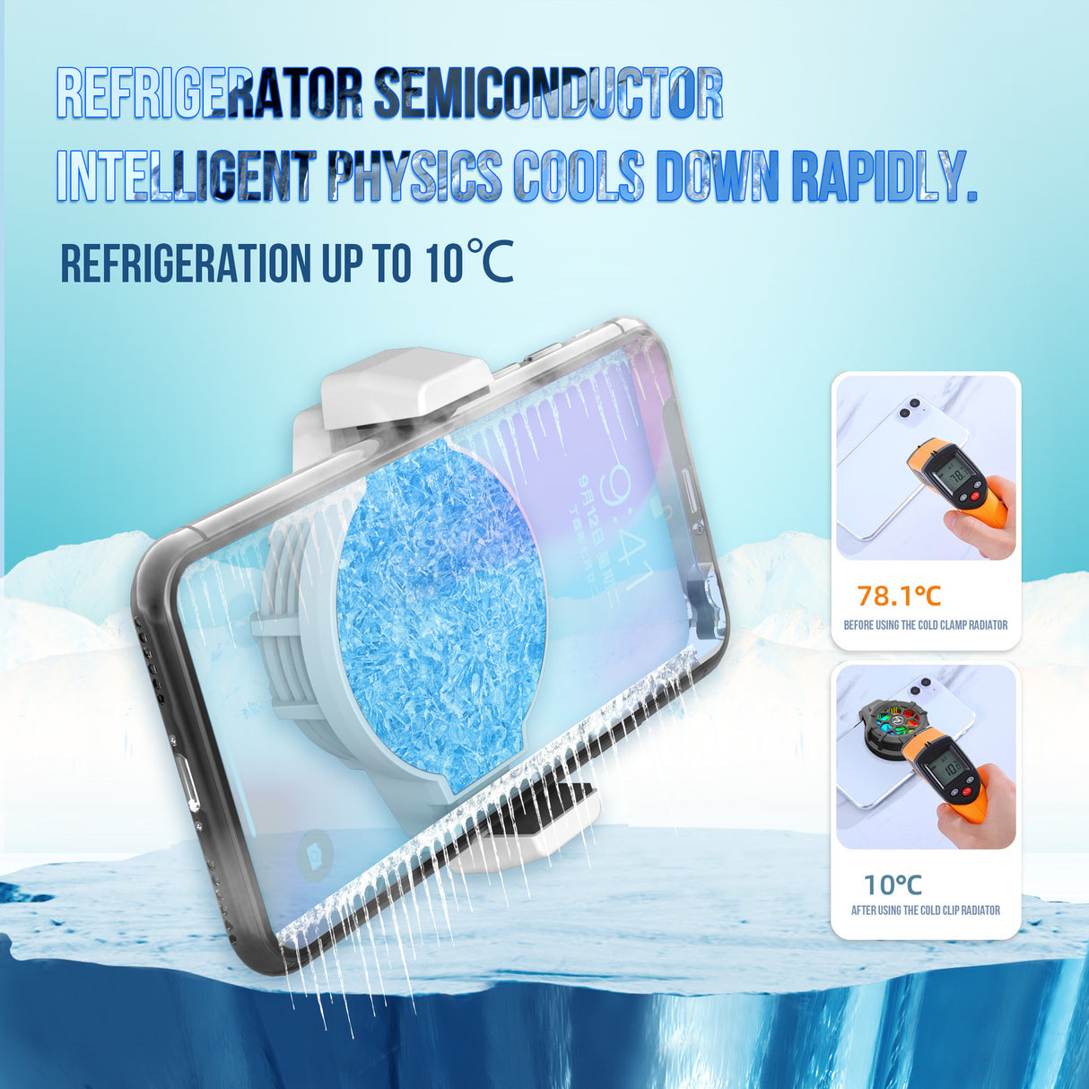 Extreme Wind Cooling Semiconductor Heat Dissipation Gaming Phone Original Heat Dissipation Clip Game Back Cooling - V.I.P Digital Presence