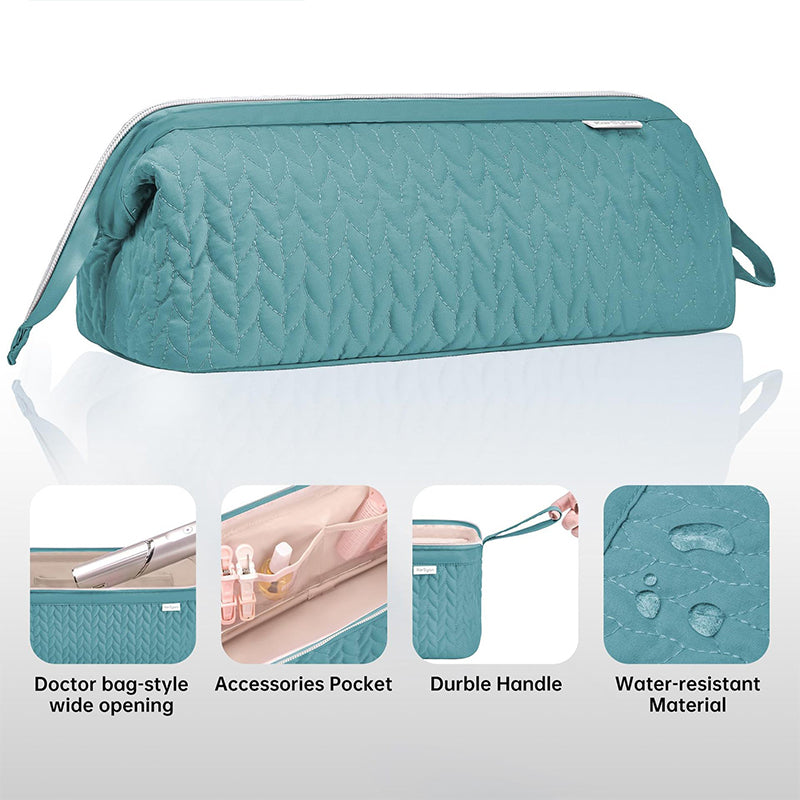 Beige Case for Dyson Airwrap & Revlon Tools: Travel Bag & Organizer. - V.I.P Digital Presence