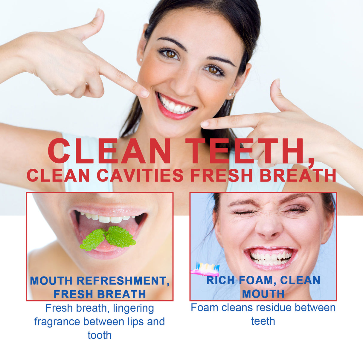 Probiotic Brightening Toothpaste, Oral Cleaning Remove Odor Stains White Teeth Gum Care Toothpaste - V.I.P Digital Presence