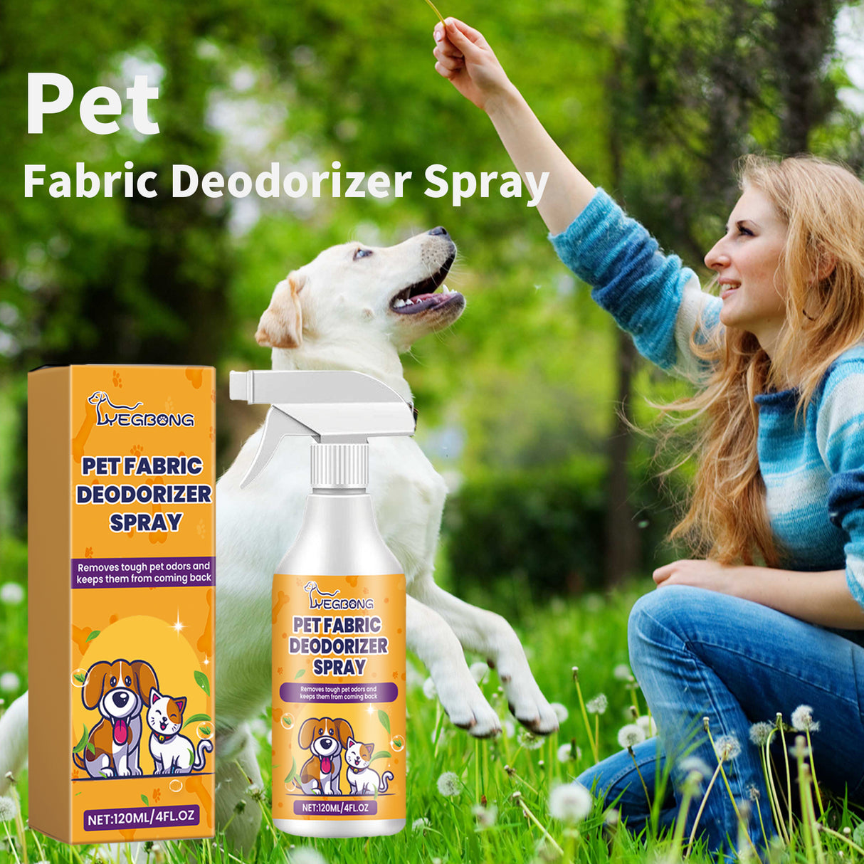 Pet Fabric Deodorizer Spray, Fresh Air Clean Pet Odors Indoor Air Fresh Long-Lasting Deodorant - V.I.P Digital Presence