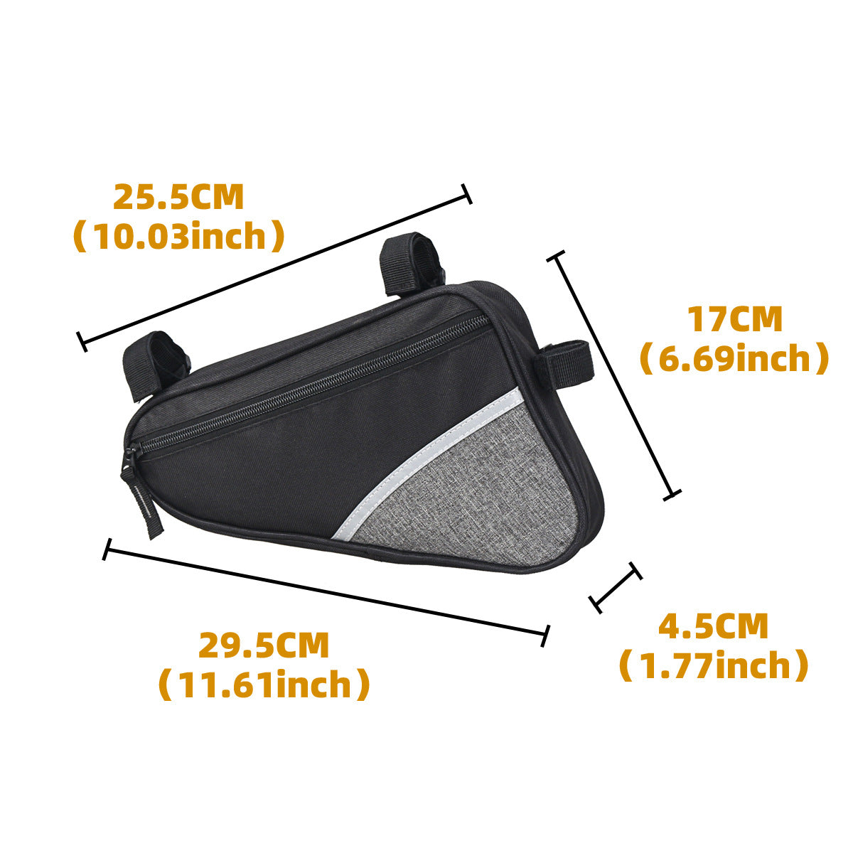 Bolsa para bicicleta de gran capacidad, bolsa triangular para bicicleta de montaña y carretera, bolsa para colgar en el sillín, bolsa para herramientas, bolsa para ciclismo