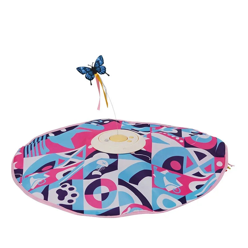 Fluttering Butterfly Cat Toys Interactive Cat Sticks Pet Kitten Can't Resist Mystery Motion Concealed Game Toy Automatic Teasing - V.I.P Digital Presence