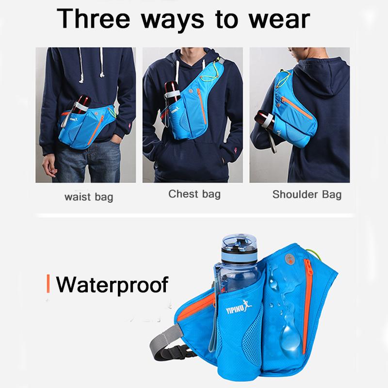 Yipinu Waterproof Running Hydration Outdoor Shoulder Sport Water Hip Phone Belt Racing Gym Waist Bag - V.I.P Digital Presence