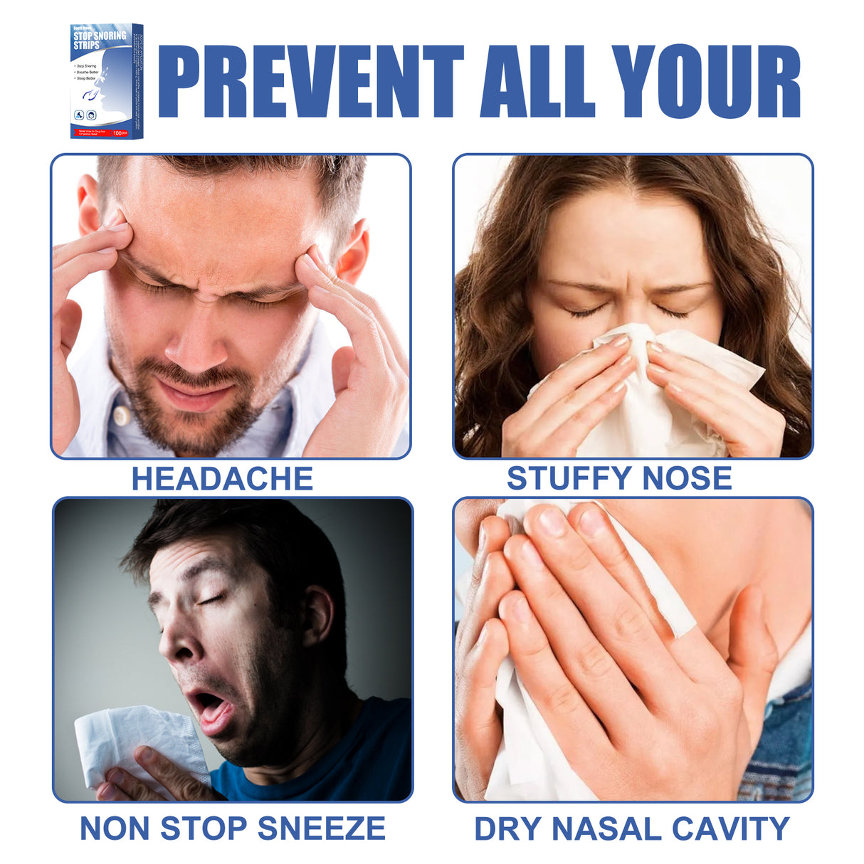 Care Nasal Strips, Anti-Snoring Snore Care Sleep Care Dilating Nasal Strips - V.I.P Digital Presence