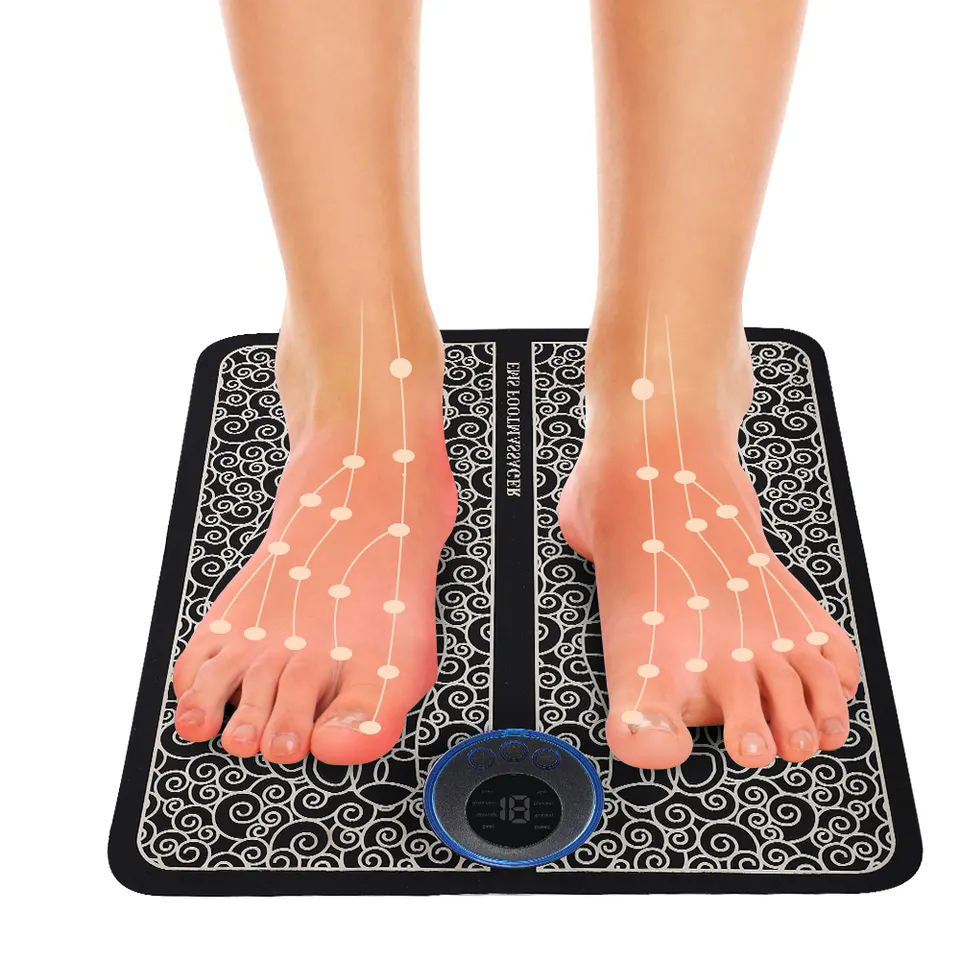Hot Products Massage Pad Feet Muscle Stimulator Massage Mat Heated Electric Foot Massager For Old People - V.I.P Digital Presence