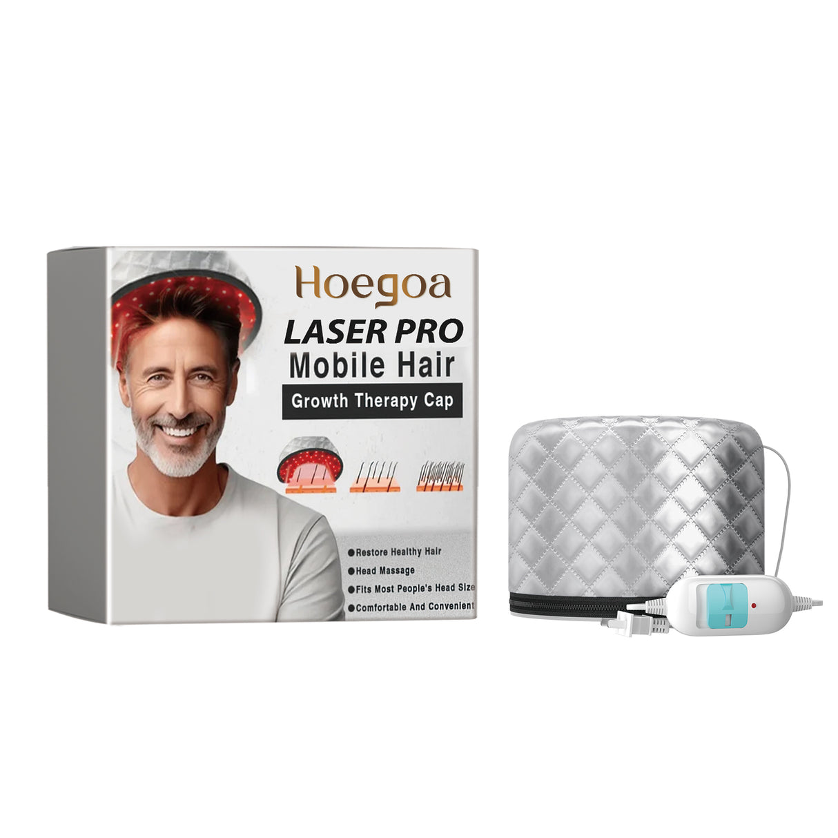 Moving Hair Growth Treatment, Repair Frizzy, Smooth And Dense Hair Scalp Care Heating Massage Cap - V.I.P Digital Presence