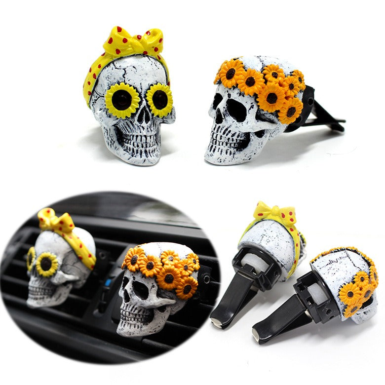 Ghost Head Set Aromatherapy Resin Plugin Car Aromatherapy Decoration - V.I.P Digital Presence