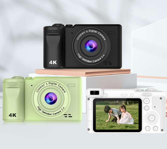 1080p Digital Cameras 40MP Front And Rear Camera 8X Digital Zoom Children Gift Recording Videos Student Camera With Bracket - V.I.P Digital Presence