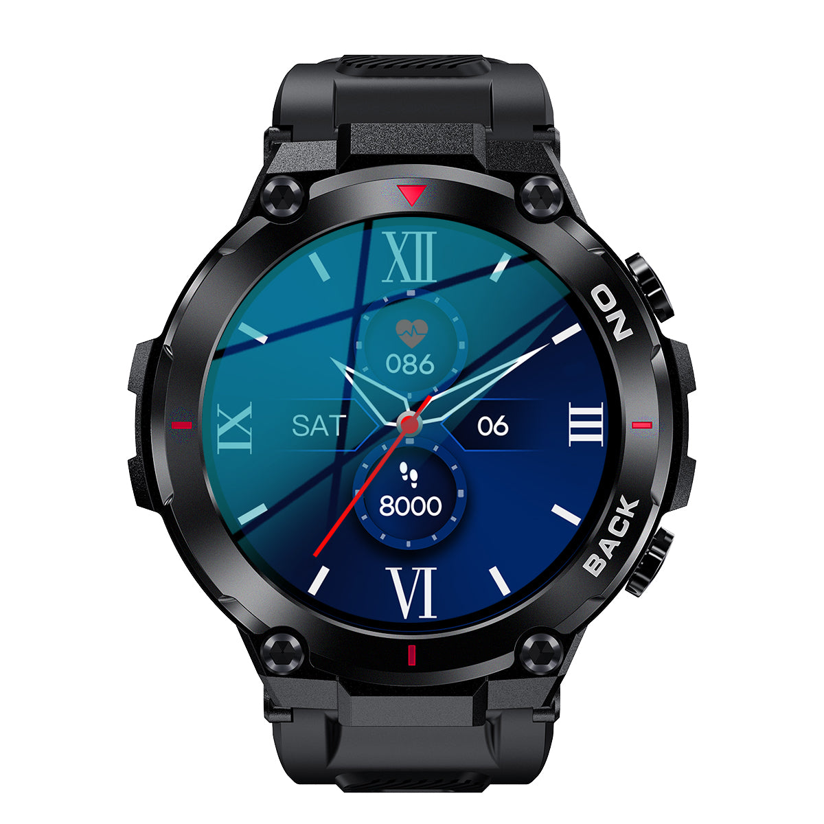 K37 smart watch GPS positioning exercise health heart rate monitoring female physiological cycle reminder - V.I.P Digital Presence