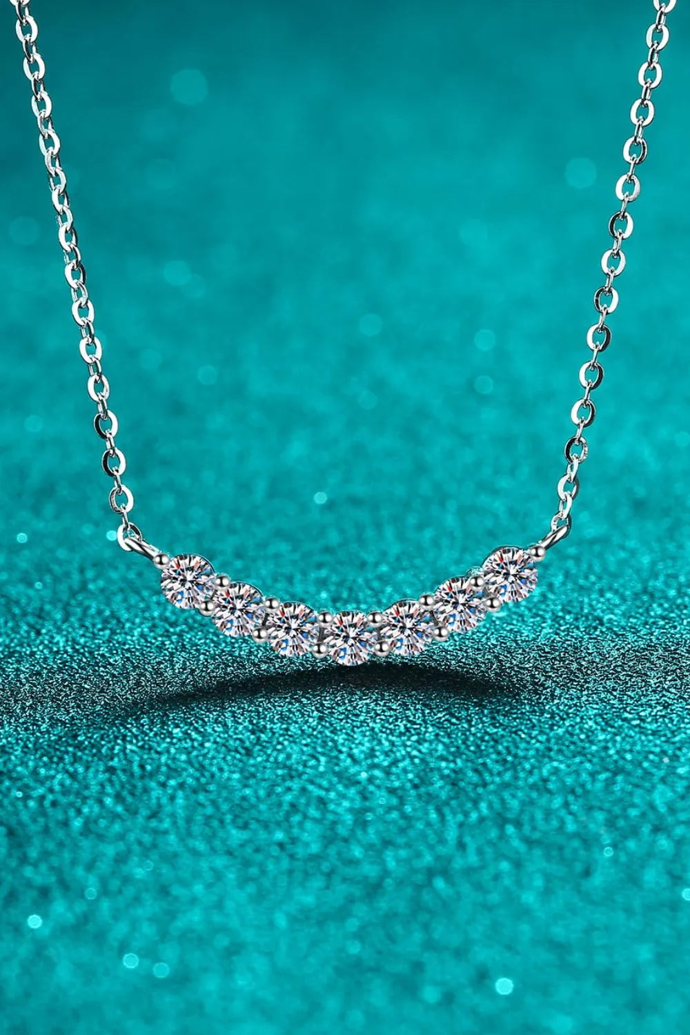 1.4 Carat Moissanite 925 Sterling Silver Necklace - V.I.P Digital Presence