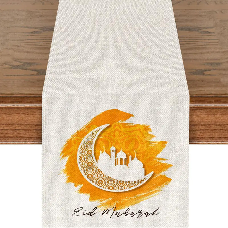 Printed Moon Castle House Tablecloth Home Decoration Party Festival Atmosphere Table Flag - V.I.P Digital Presence