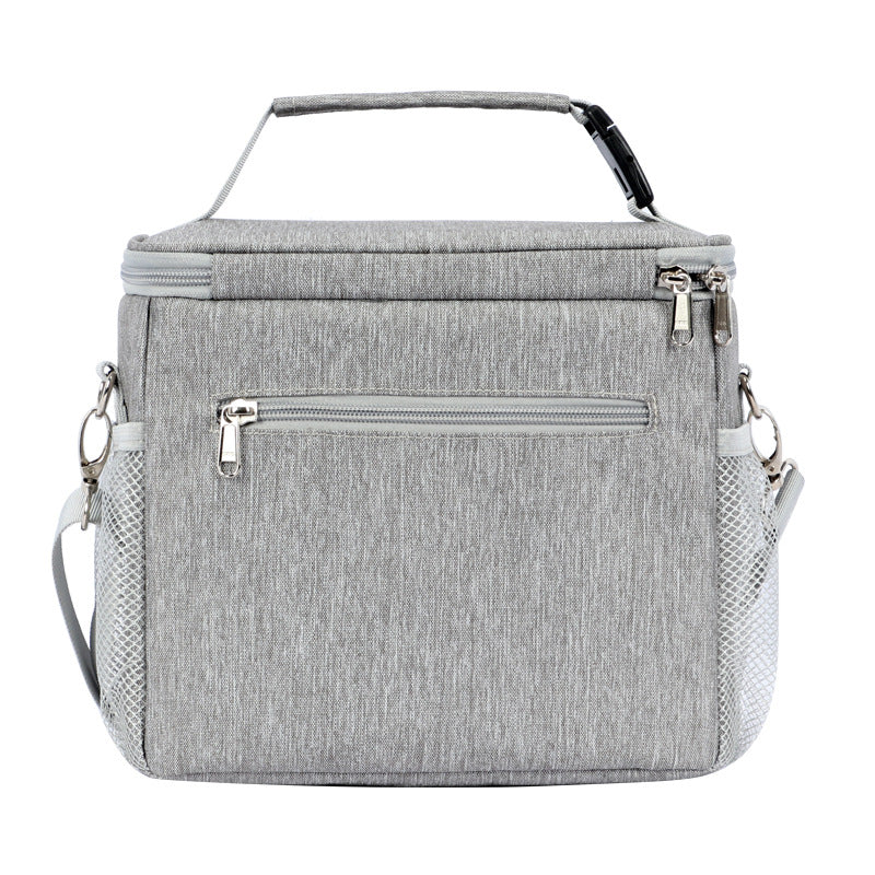 Fashionable and simple outdoor aluminum film waterproof and heat-insulating portable lunch box lunch bag lunch bag - V.I.P Digital Presence