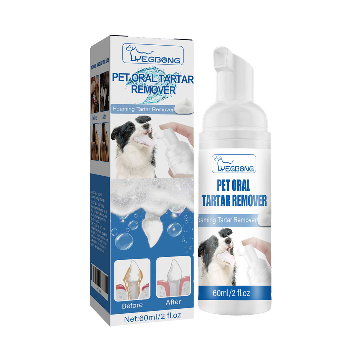 Pet Tartar Remover, Removing Dental Calculus Yellow Teeth Halitosis Cleaning Teeth Mouth Foam Cleaner - V.I.P Digital Presence