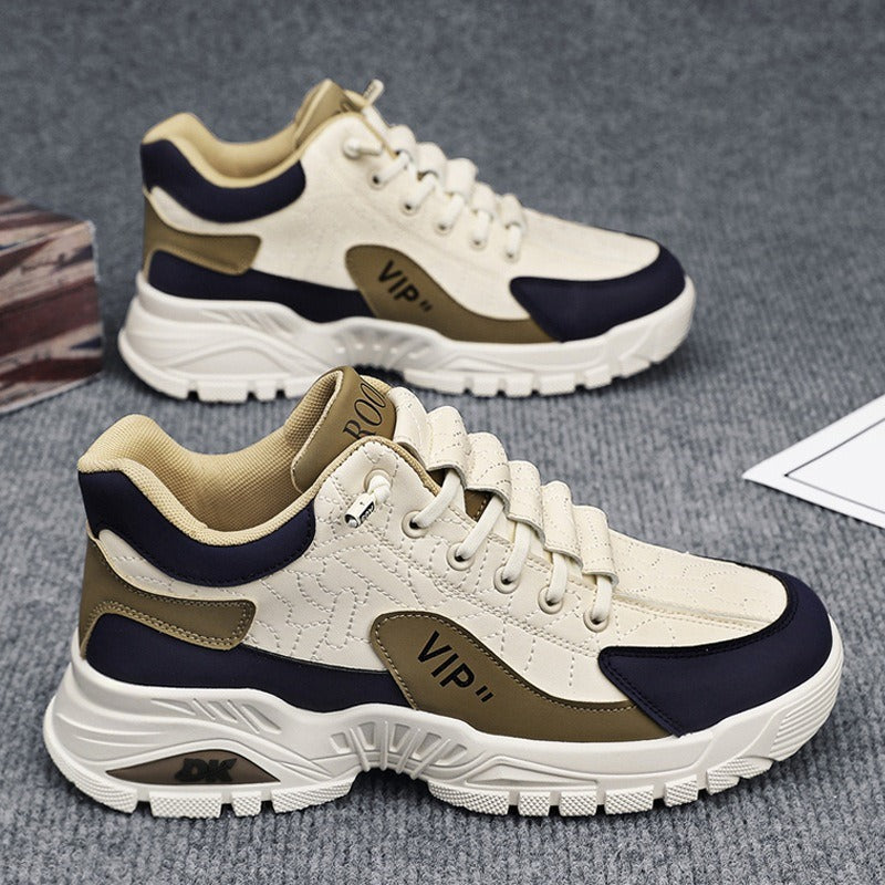 Autumn New Martin Shoes Men's Casual Sports Korean Edition High Top Thick Sole Men's Shoes Trendy British Style Workwear Shoes - V.I.P Digital Presence
