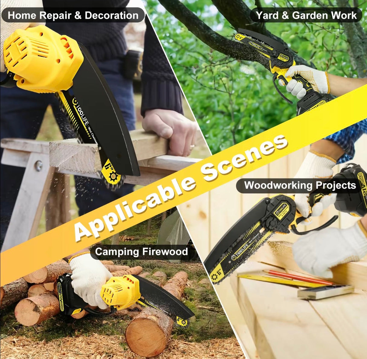 MiniCut Cordless Handheld Chainsaw
