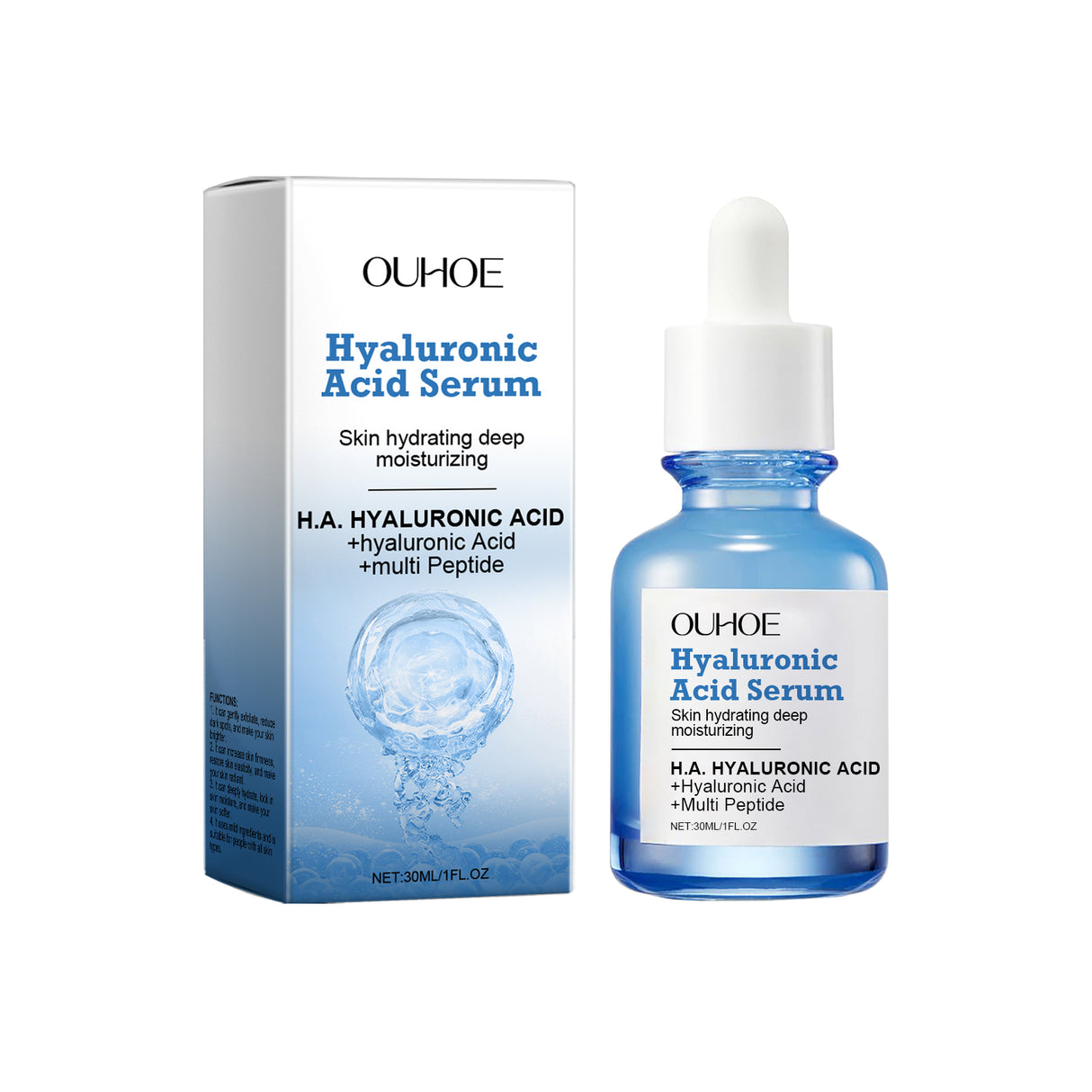 Esencia hidratante facial, esencia hidratante facial, iluminadora y reafirmante para el cuidado de la piel.