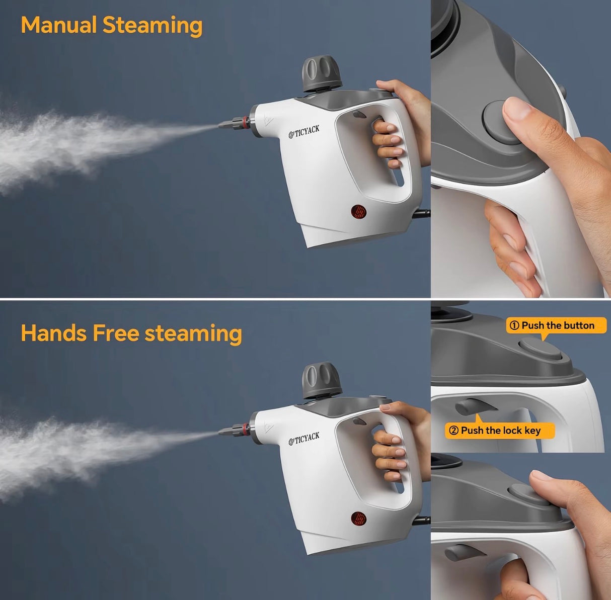 SteamJet 12-in-1 Handheld Cleaner