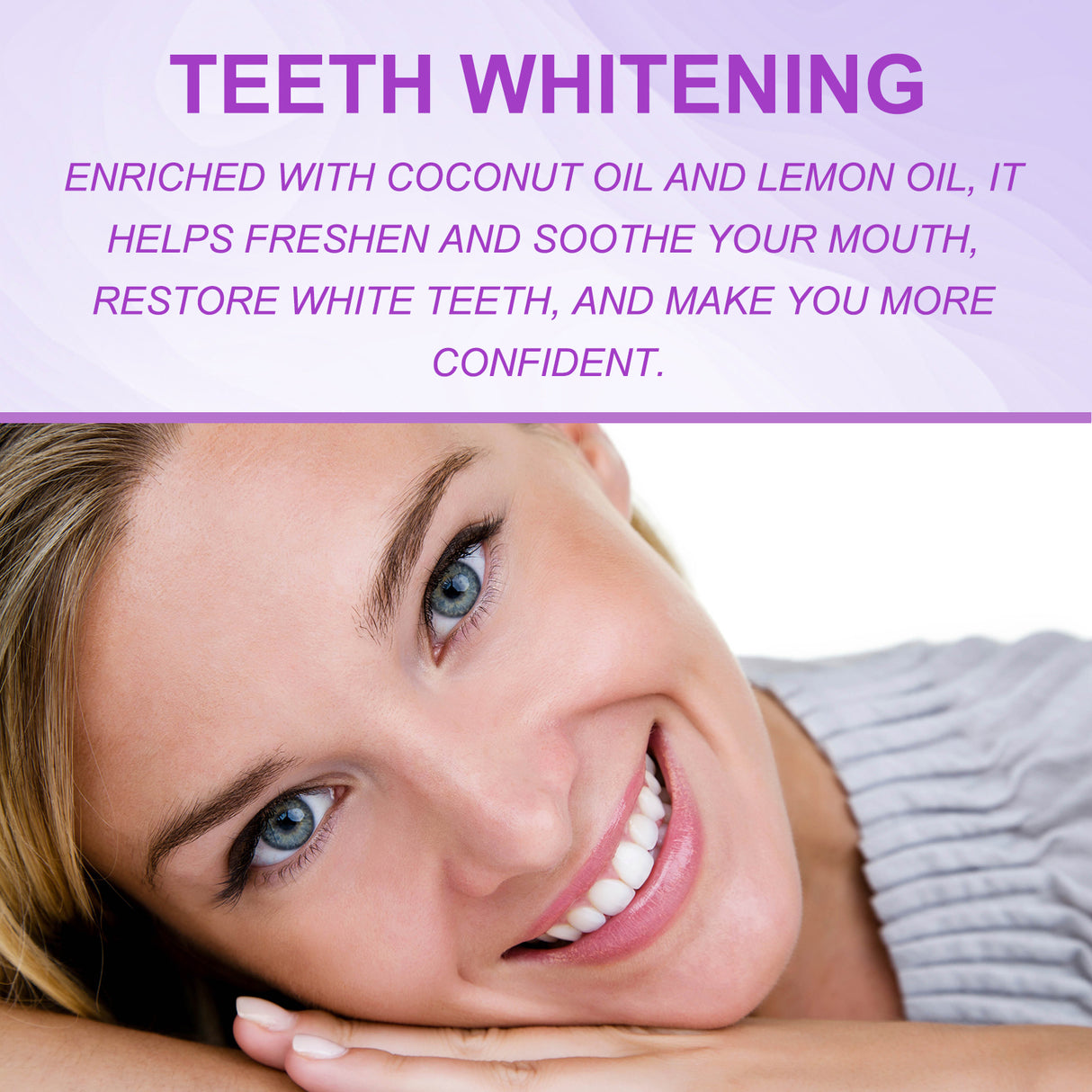 Purple Bright White Dental Stickers, Yellow Stain Removal Deep Cleaning Care For Oral Health Care Dental Stickers - V.I.P Digital Presence