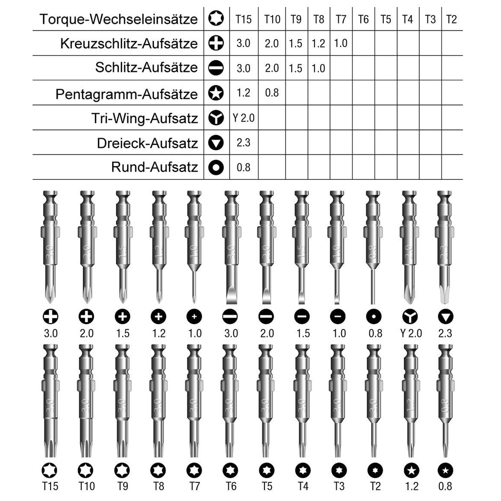 Screwdriver Set 25 in 1 Torx Multifunctional Opening Repair Tool Set Precision Screwdriver For Phones Tablet PC - V.I.P Digital Presence