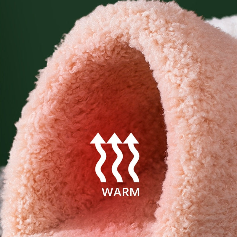 Winter House Warm Fur Slipers For Women Cute Cat paw Designer Bedroom Warm Plush Shoes Non-slip Indoor Women Furry Slippers - V.I.P Digital Presence