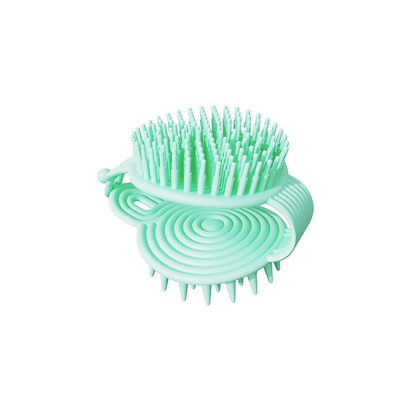 Soft adhesive double-sided hair brush massager for adults and children hair brush for gods bathroom shower brush head massage - V.I.P Digital Presence
