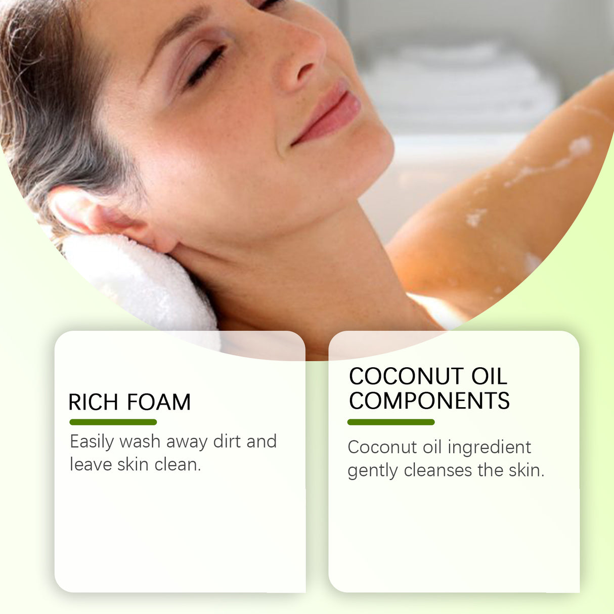 Gel de ducha hidratante de jazmín: suave, limpio, suave, hidratante y perfumado.